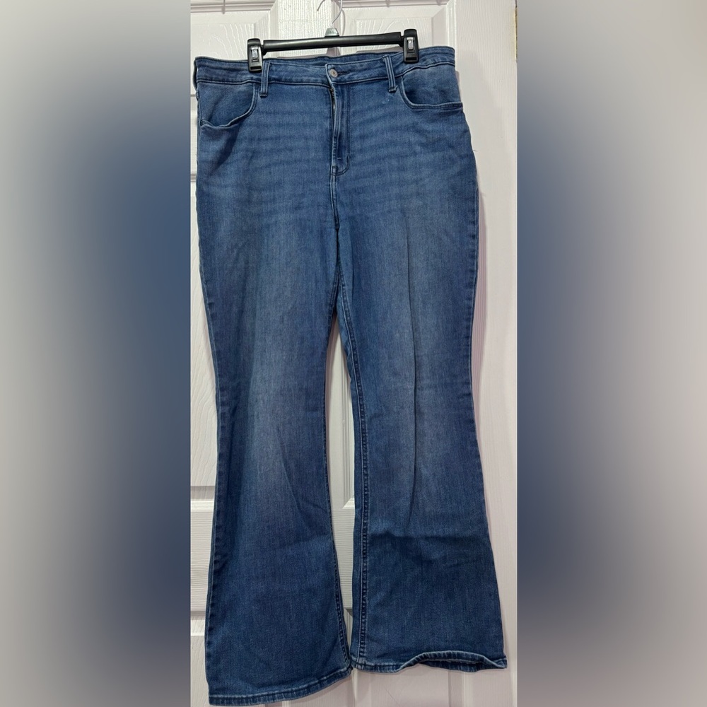 Old Navy Classic Blue Wide Leg Jeans